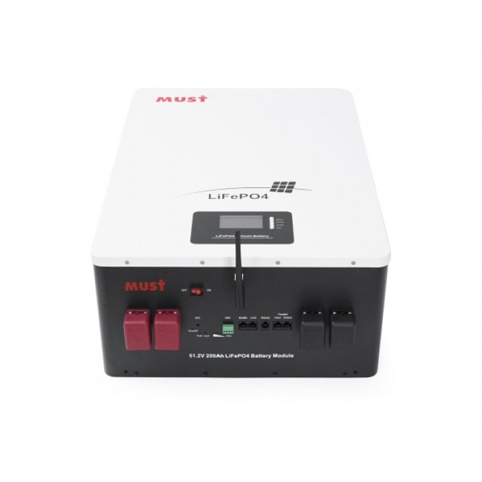 Акумулятор літієвий Must LP16-48200 LiFePO4 51.2V 200AH 10.24 kW Акумулятор літієвий Must LP16-48200 LiFePO4 51.2V 200AH 10.24 kW