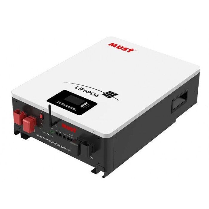 Аккумулятор литиевый Must LP16-48100 LiFePO4 51.2V 100AH 5.12 kW Аккумулятор литиевый Must LP16-48100 LiFePO4 51.2V 100AH 5.12 kW