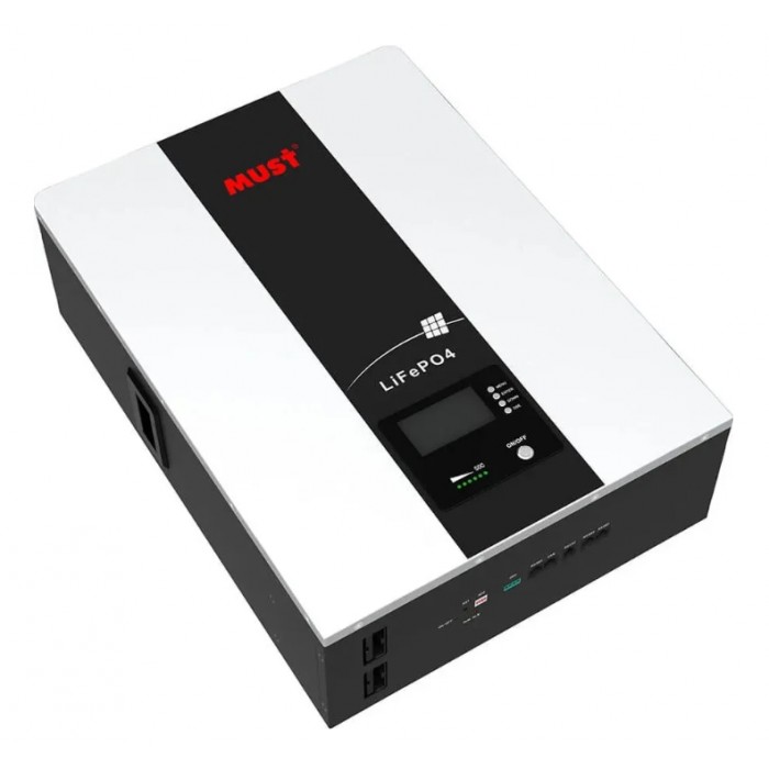 Аккумулятор литиевый Must LP16-48200 LiFePO4 51.2V 200AH 10.24 kW Аккумулятор литиевый Must LP16-48200 LiFePO4 51.2V 200AH 10.24 kW