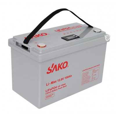 Аккумулятор ﻿SAKO Li-Max LiFePO4 12.8V 100AH