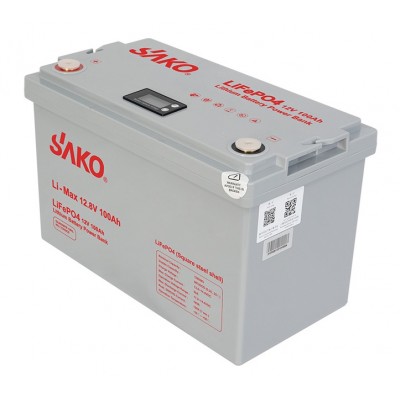 Аккумулятор ﻿SAKO Li-Max LiFePO4 12.8V 100AH