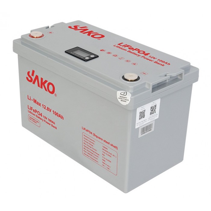 Аккумулятор ﻿SAKO Li-Max LiFePO4 12.8V 100AH