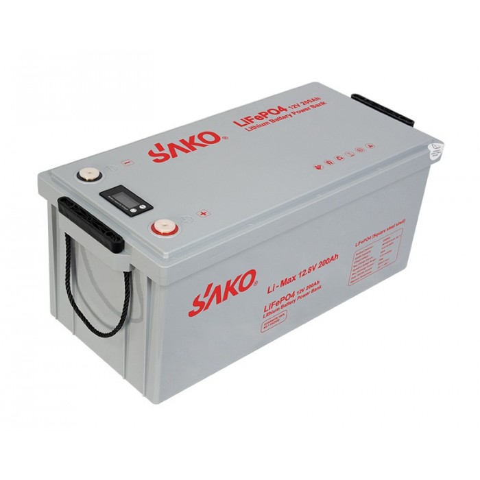 Аккумулятор ﻿SAKO Li-Max LiFePO4 12.8V 200AH