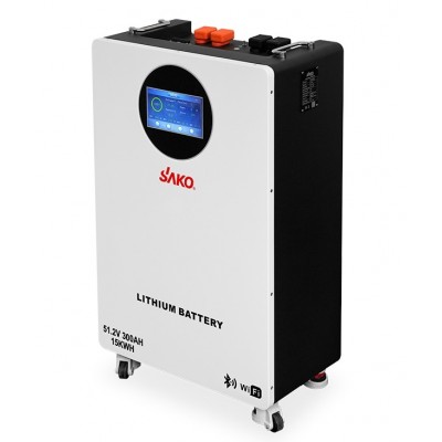 Аккумулятор ﻿литиевый SAKO Li-SUN LiFePO4 51.2V 300AH 15.36 kW