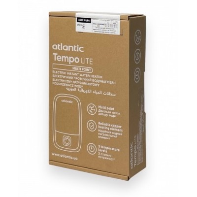 Проточный водонагреватель Atlantic Tempo Lite Multi IECI-SW2C55 MP 5.5 kW
