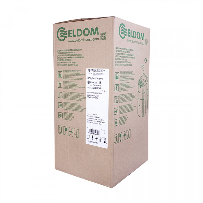 Водонагрівач ELDOM FAVOURITE 7L 1.5 kW (72324PMP) Водонагрівач ELDOM FAVOURITE 7L 1.5 kW (72324PMP)