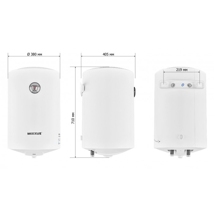 Электрический водонагреватель MIXXUS EWH-07050 ROUND WET (WH0601)