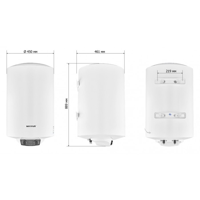 Електричний водонагрівач MIXXUS EWH-08100 ROUND DRY (WH0610) Електричний водонагрівач MIXXUS EWH-08100 ROUND DRY (WH0610)