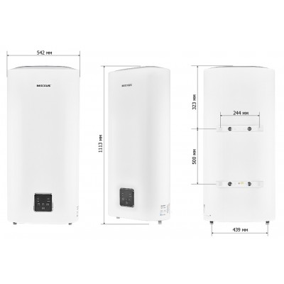 Электрический плоский водонагреватель MIXXUS EWH-10080 FLAT DRY (WH0598)