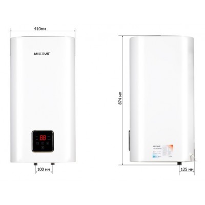 Электрический водонагреватель MIXXUS EWH-13080 CUBE DRY(V) (WH0618)