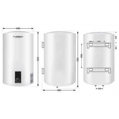 Водонагреватель Thermo Alliance D100V20J3DK 100 л сухой ТЭН
