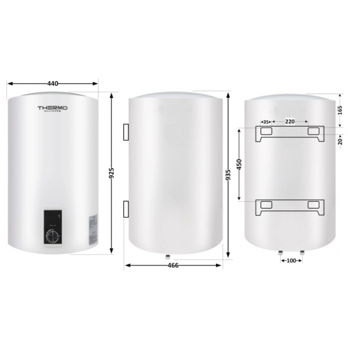 Водонагрівач Thermo Alliance D100V20J3DK 100 л сухий ТЕН