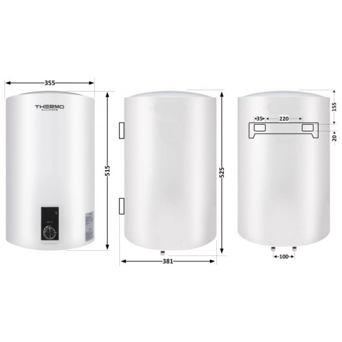 Водонагреватель Thermo Alliance D30V16J1DK 30 л сухой ТЭН Водонагреватель Thermo Alliance D30V16J1DK 30 л сухой ТЭН