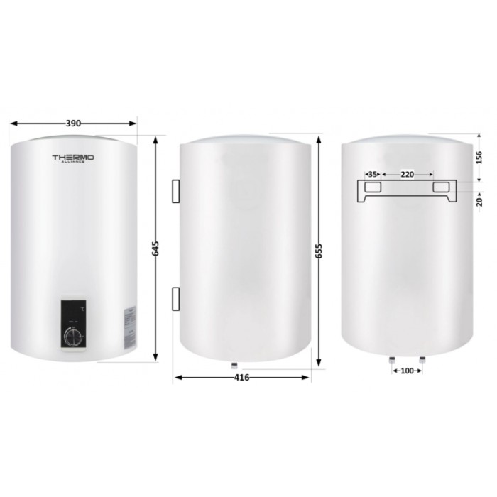 Водонагрівач Thermo Alliance D50V20J2DK 50 л сухий ТЕН