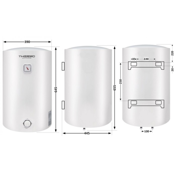 Водонагрівач Thermo Alliance D50VH15Q2 50 л 1,5 кВт
