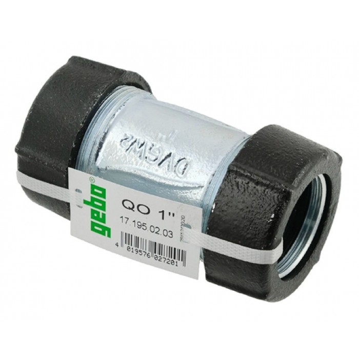 Зажимное соединение GEBO QUICK QO DN25 31,4-34,2 мм Зажимное соединение GEBO QUICK QO DN25 31,4-34,2 мм