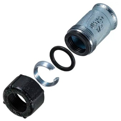Зажимное соединение GEBO QUICK QI DN15 1/2" х 19,7-21,8 мм с ВР