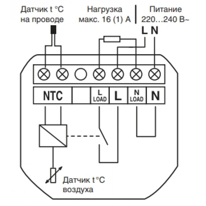 Терморегулятор DEVIreg Touch 140F1078 (слонова кістка) Терморегулятор DEVIreg Touch 140F1078 (слонова кістка)