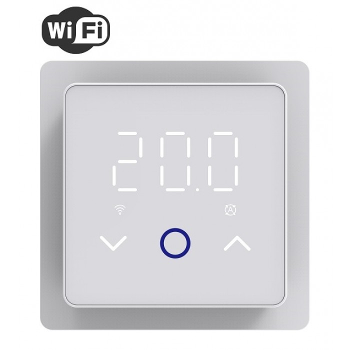 Терморегулятор теплої підлоги In-Therm PWT 029 Wi-Fi White
