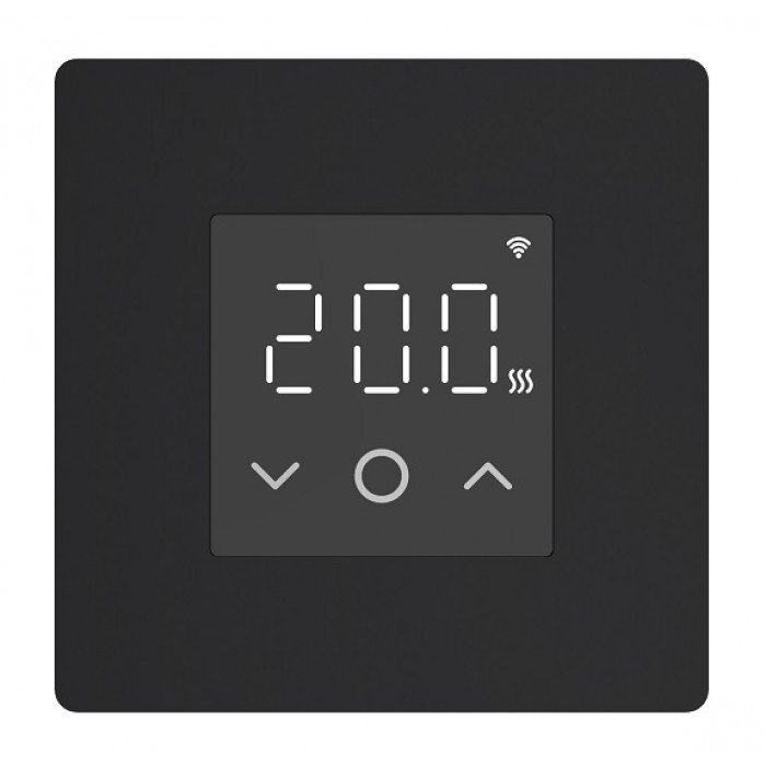 Терморегулятор теплої підлоги In-Therm PT 030 SL Black Matte