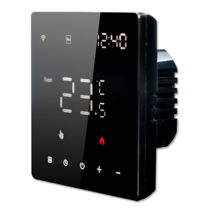 Терморегулятор теплої підлоги In-Therm PWT 081 Wi-Fi Black