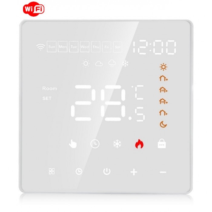 Терморегулятор теплого пола In-Therm PWT 081 Wi-Fi White
