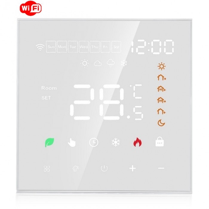 Терморегулятор теплого пола In-Therm PWT 082 Wi-Fi White