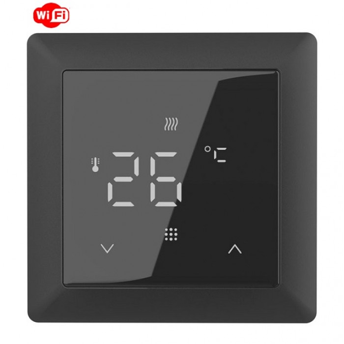 Терморегулятор теплого пола In-Therm PWT 516 Wi-Fi Black Matte