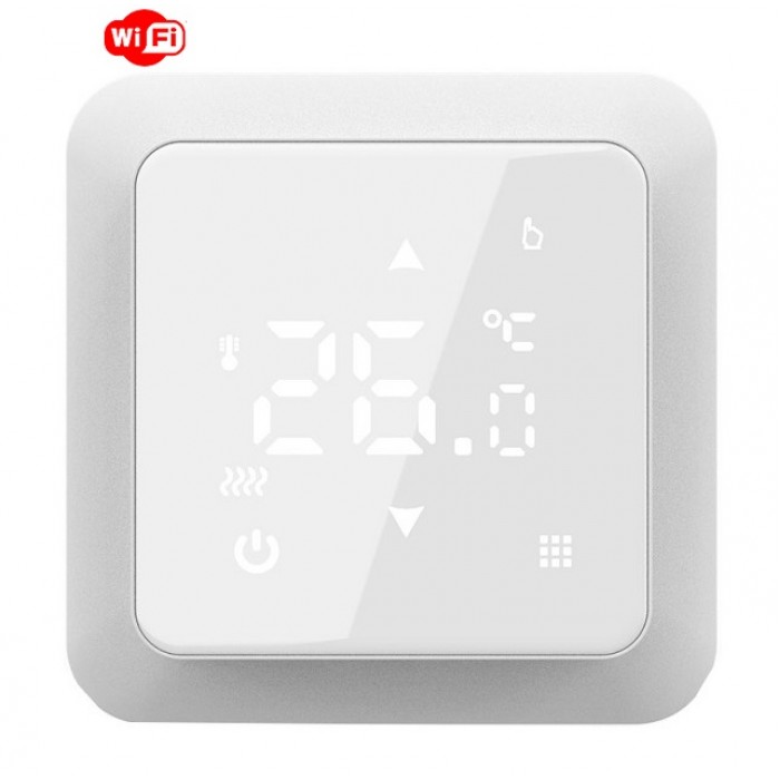 Терморегулятор теплого пола In-Therm PWT 517 Wi-Fi White Matte