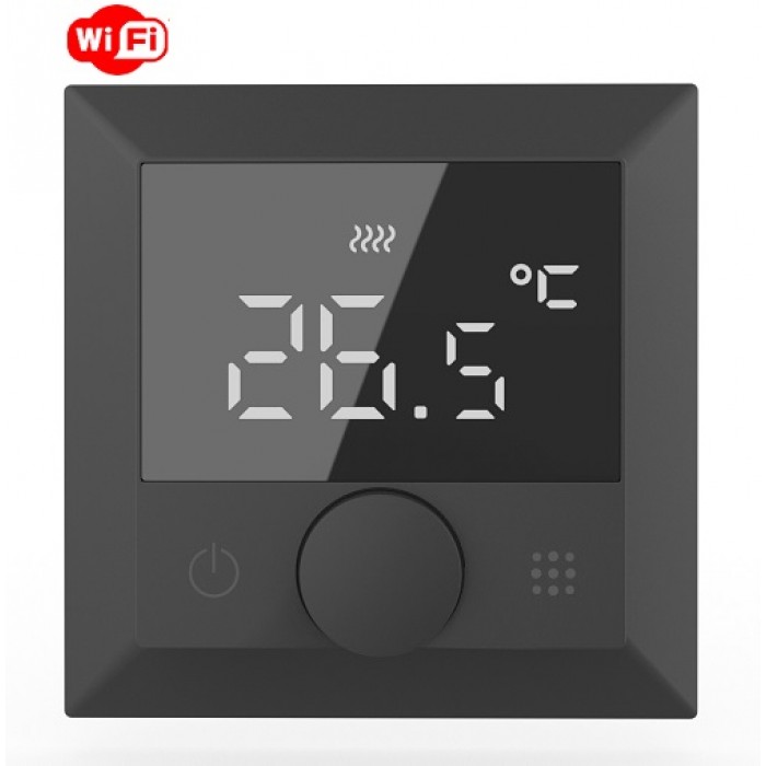 Терморегулятор теплого пола In-Therm PWT 510 Wi-Fi Black Matte