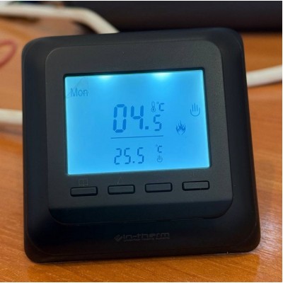 Терморегулятор теплої підлоги In-Therm WL51 Black