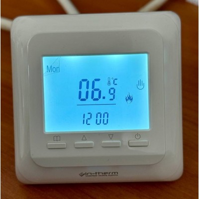 Терморегулятор теплої підлоги In-Therm WL51 White