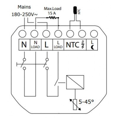 Механический терморегулятор VERIA Control B45