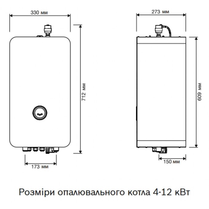 Електричний котел Bosch Tronic Heat 3500 6 кВт Електричний котел Bosch Tronic Heat 3500 6 кВт