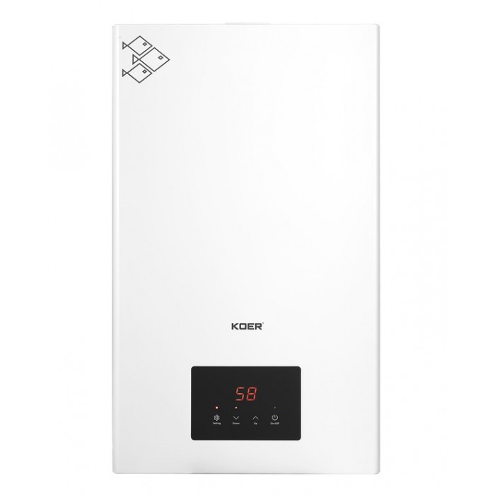 Електричний котел KOER KWH.E0106 WHITE 6 кВт (KR5558) Електричний котел KOER KWH.E0106 WHITE 6 кВт (KR5558)