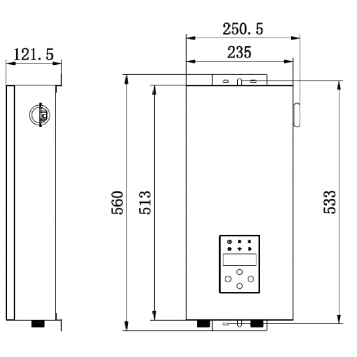 Електричний котел TATRA Line Slim 7kW TL-Q07