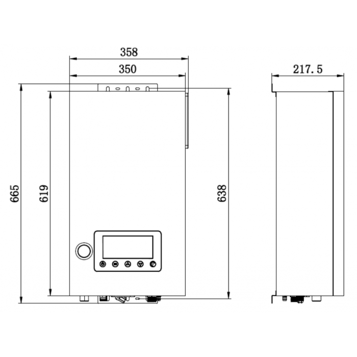 Електричний котел TATRA Line Smart 20kW TL-M20 Wi-Fi Електричний котел TATRA Line Smart 20kW TL-M20 Wi-Fi
