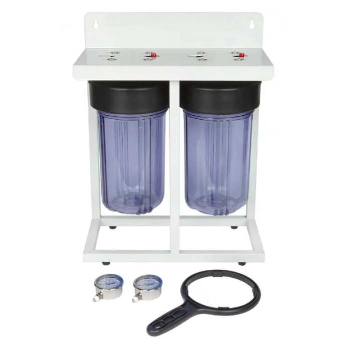 Система из двух корпусов прозрачная ITAL 2FH10BB-CL Big Blue 4,5х10 1" Система из двух корпусов прозрачная ITAL 2FH10BB-CL Big Blue 4,5х10 1"
