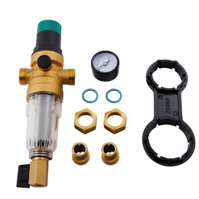 Фильтр самопромывной с редуктором для холодной воды Thermo Alliance Forte 1/2" SF128W15С Фильтр самопромывной с редуктором для холодной воды Thermo Alliance Forte 1/2" SF128W15С