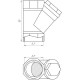 Фільтр грубої очистки косий SELBA 2″ SL1512 Фільтр грубої очистки косий SELBA 2″ SL1512