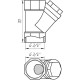 Фільтр грубої очистки косий SELBA 3/4″ SL1512
