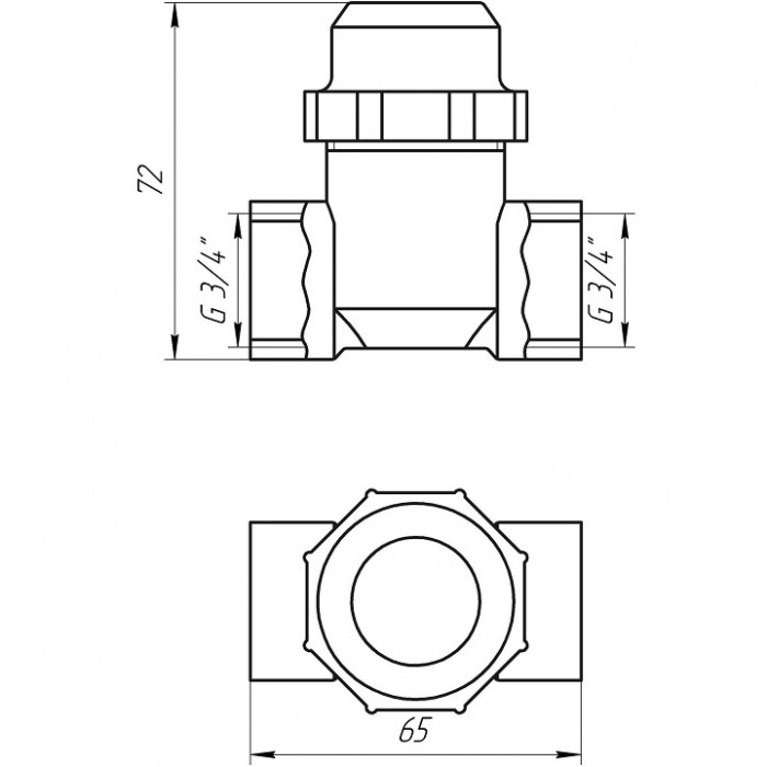 Фильтр грубой очистки с отстойником Solomon TD1052 3/4" ВВ Фильтр грубой очистки с отстойником Solomon TD1052 3/4" ВВ