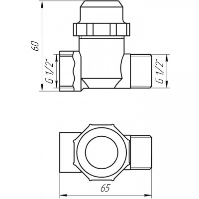 Фильтр грубой очистки с отстойником Solomon TD1053 1/2" НВ