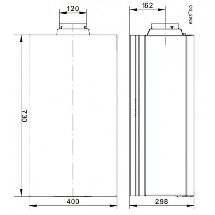 Газовий димохідний котел BAXI ECO5 BLUE 24 кВт