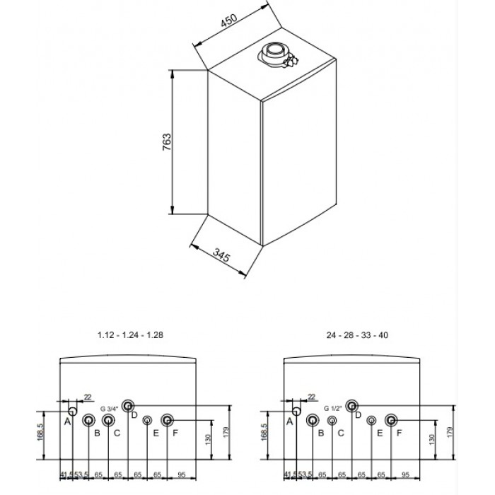 Газовый конденсационный котел BAXI LUNA DUO-TEC E 40