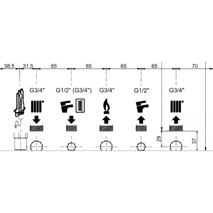 Газовый конденсационный котел BAXI DUO-TEC COMPACT E 24 Газовый конденсационный котел BAXI DUO-TEC COMPACT E 24