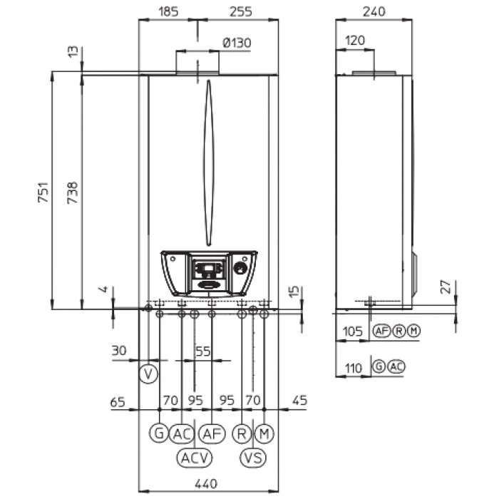 Газовий котел IMMERGAS Nike Star 24 4 E Газовий котел IMMERGAS Nike Star 24 4 E