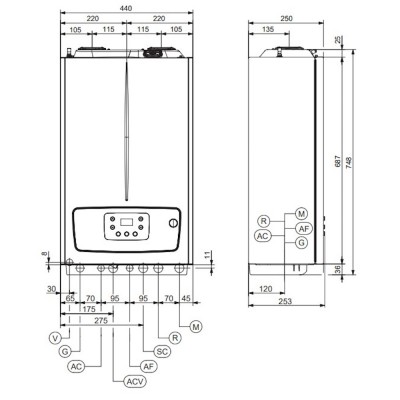 Газовый конденсационный котел IMMERGAS Victrix Tera V2 32 EU