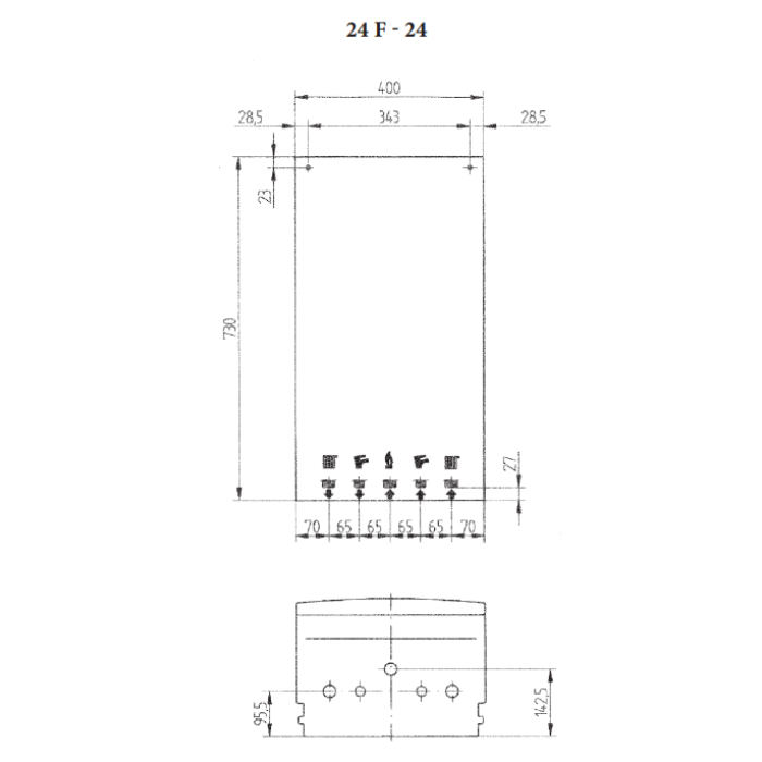 Газовий котел WESTEN Pulsar D 24 Газовий котел WESTEN Pulsar D 24