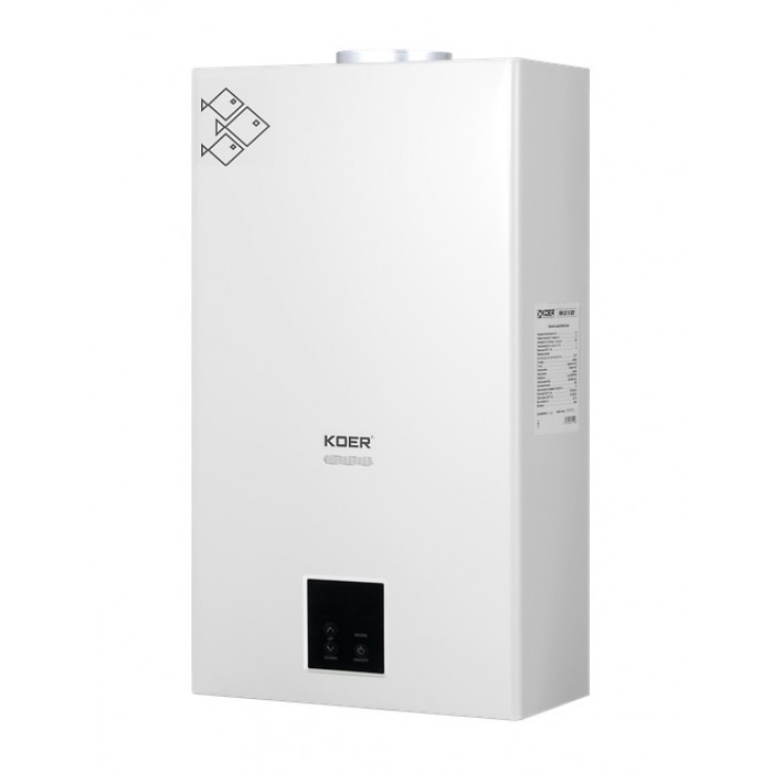 Газовая колонка с модуляцией пламени KOER KWH.G0210 WHITE